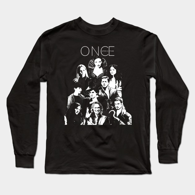 Once Upon a Time Cast Long Sleeve T-Shirt by fsketchr